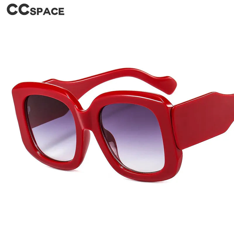 46633 Punk Retro Big Frame Wide Legs Sunglasses Men Women Fashion Shades UV400 Vintage Glasses