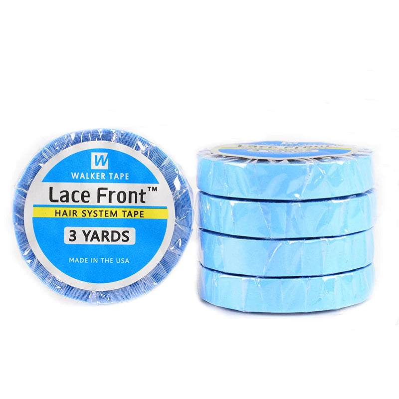 3 Yards Walker Tape Double Side Tape for Tape Hair Extension Blue Lace Front Tape for Wig