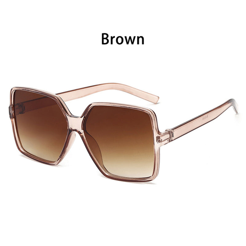 1 PC Car Motor Oversized Square Sunglasses for Women and Men UV Protection Eyeglasses Retro Big Frame Sun Glasses Fashion Shades