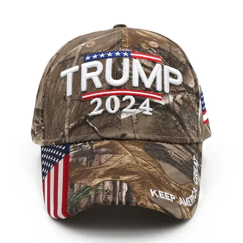 Donald Trump 2024 MAGA Hats Cap Baseball Embroidery Camo USA KAG Make Keep America Great Again Snapback President Hat Wholesale