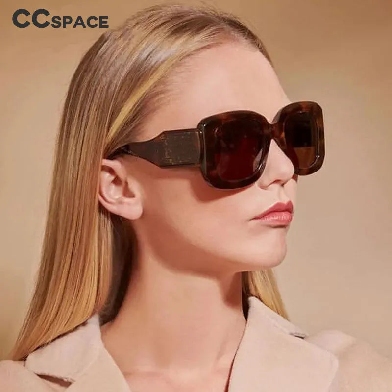 46633 Punk Retro Big Frame Wide Legs Sunglasses Men Women Fashion Shades UV400 Vintage Glasses