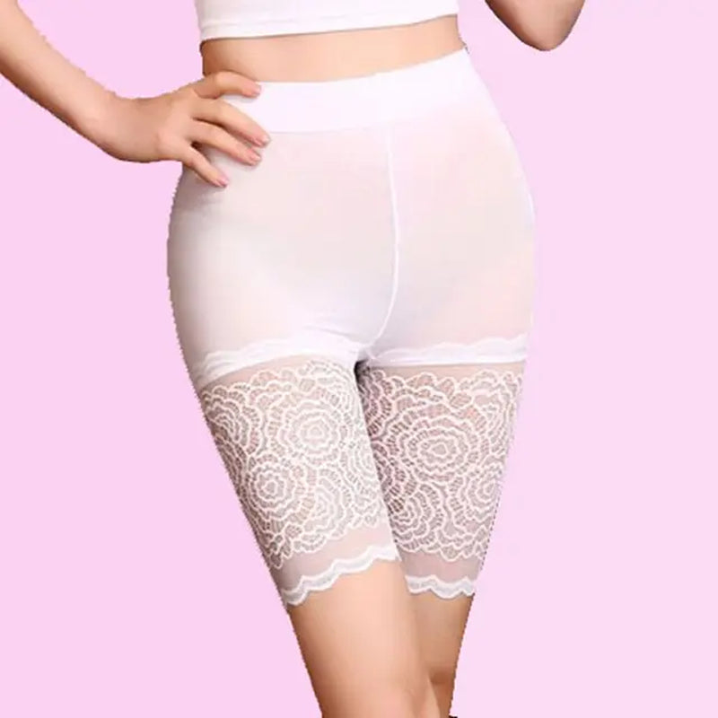 Lady Lace Short Women Sexy Summer Shorts Fashion Stretch Capris Girl Black White Khaki Gray Sexy Transparent Shorts